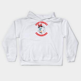 Fight against corona virus Kids Hoodie